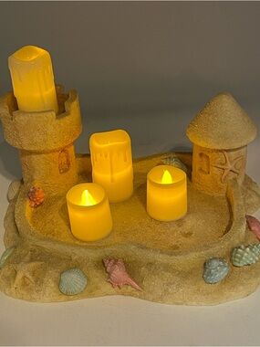 Enesco “Cherished Teddies By The Sea” Priscilla Hillman Sand Castle Display Base